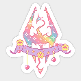 Skyrim Pixel Art Sticker